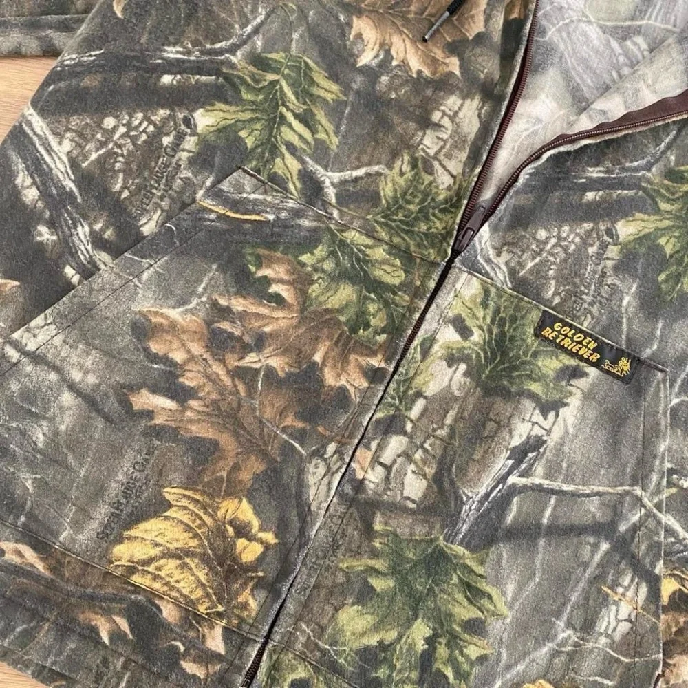 Vintage Camo Zip up Women’s light jacket - Picture 6 of 7